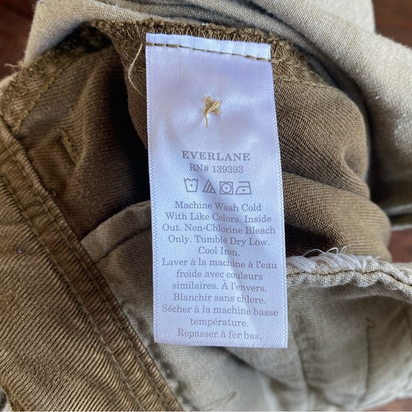 Everlane High Waisted Olive Barrel Trouser Pant - Picture 7 of 9